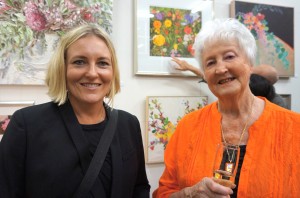 Artist Sally West with Jewellery Designer and Artist Merreice Strange