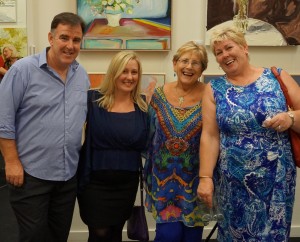 Opening Night at KAB Gallery with friends Terrigal in Bloom 2015