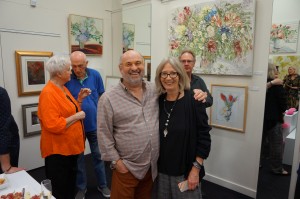 "The gallery looks so beautiful with all the flowers!"