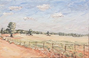 “The Windmill - Plein Air” Oil on Canvas (120x180cm) POA FINALIST 2015 Outback Art Prize
