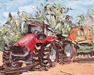 WINNER “The Tractor - Plein Air” Oil on canvas (60x75cm) POA FINALIST 2015 Waverley Art Prize