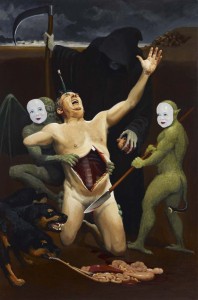 Peter Smeeth won the 2011 Sulman Prize with this work "The Artist's Fate"