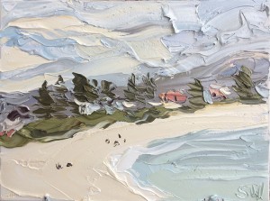 Sally West  "Wamberal" Oil on Canvas (30x40cm) $550 