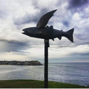 Flying Fish by Gillie and Marc 2015 Sculpture by the Sea Bondi