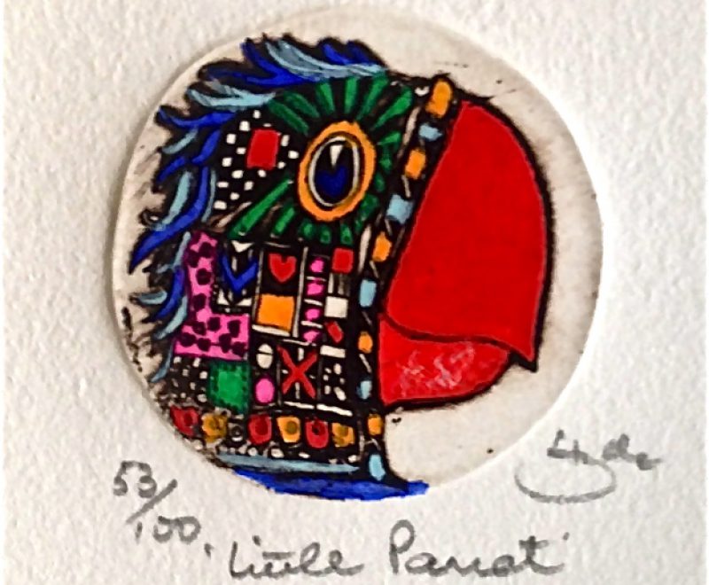 Little Parrot ( Greg Hyde) - Available from KAB Gallery