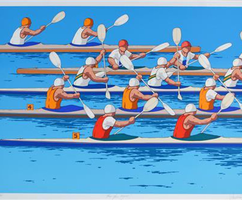 Four Man Kayaks, 1987 ( James Willebrant) - Available from KAB Gallery