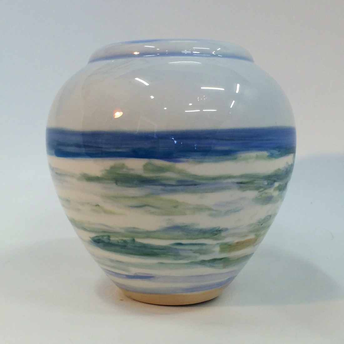 Beach Scene Vase Summer KAB Gallery