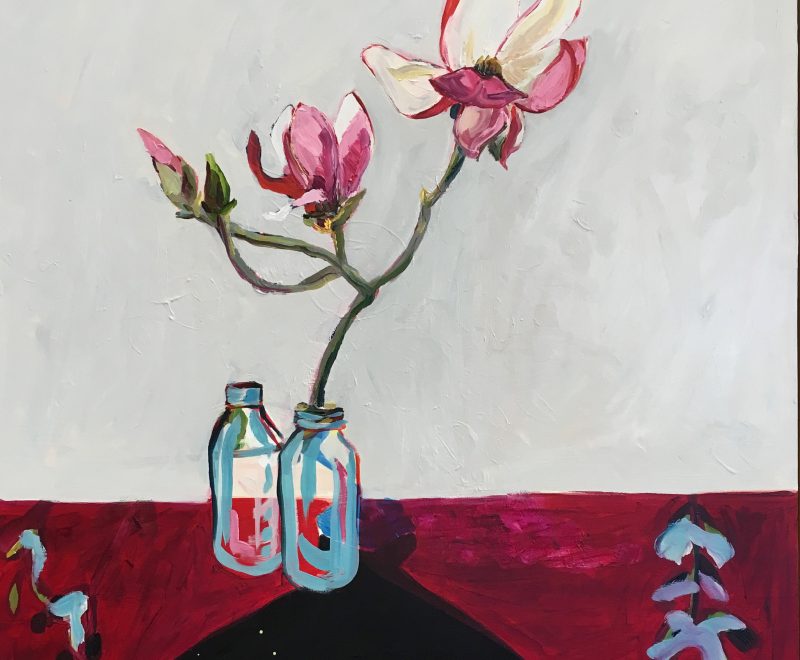 Floral Still Life with Trinkets ( Helen McCullagh) - Available from KAB Gallery