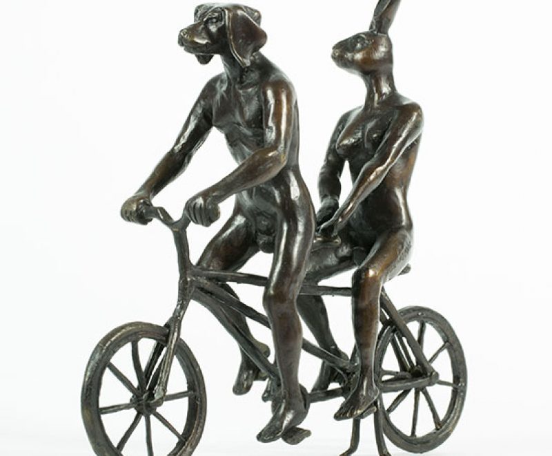 They loved riding together in Paris ( Gillie and Marc) - Available from KAB Gallery