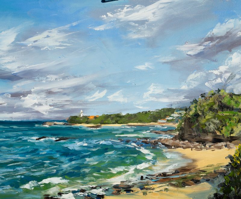Looking Over Jenny Dixon Beach ( Zac Hampson) - Available from KAB Gallery