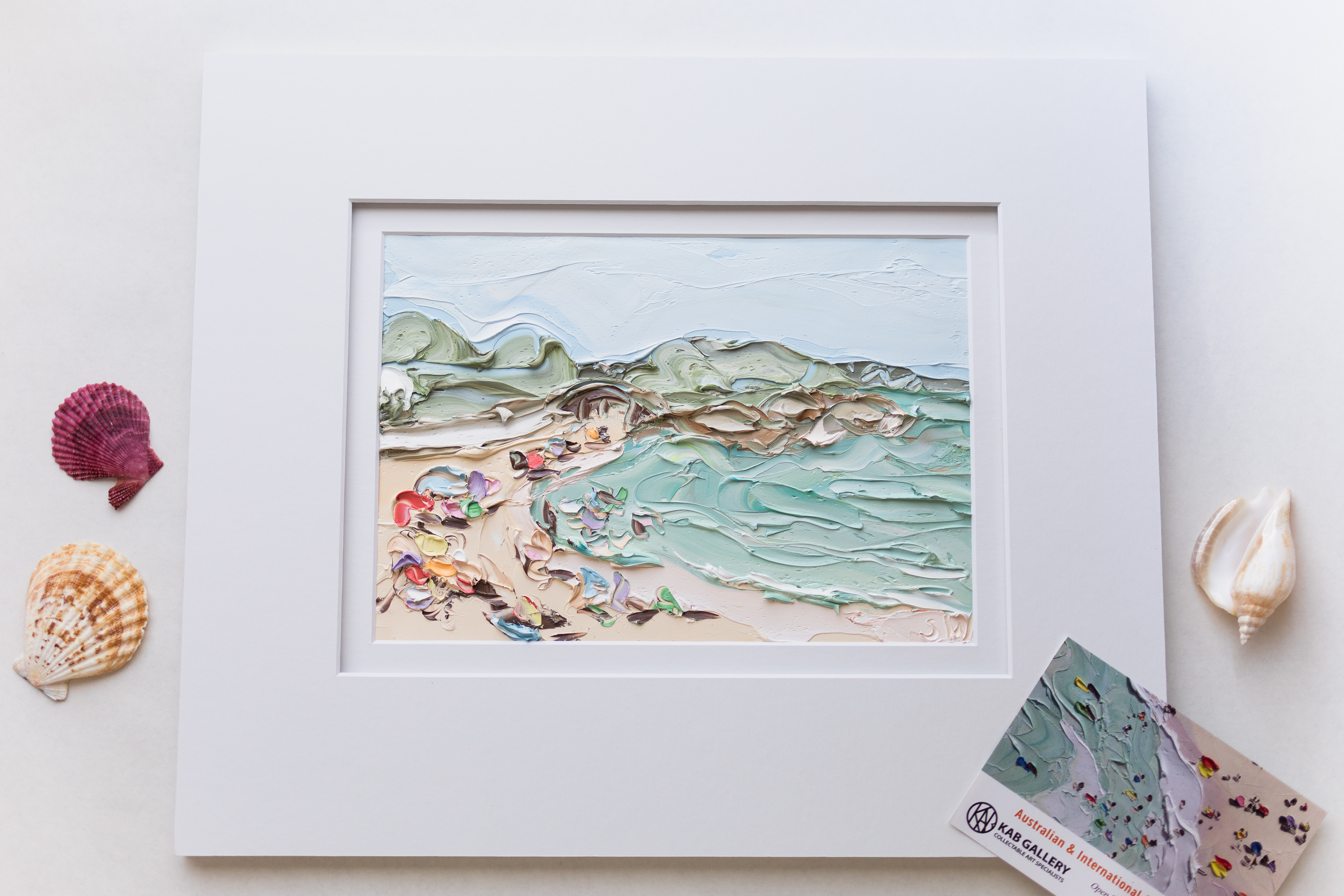 Sally West painting of Sydney Beach - Balmoral beach