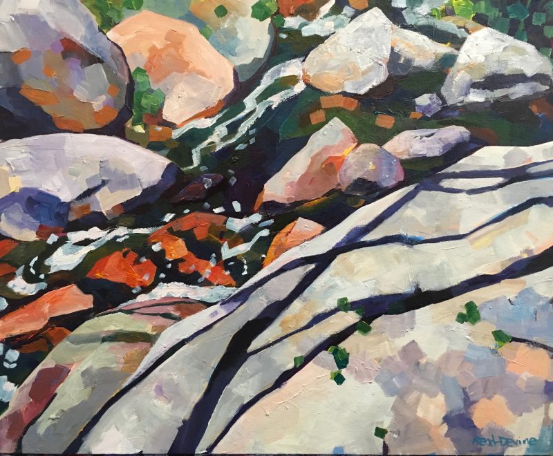 Water, Rock, Shadow ( Mellissa Read-Devine) - Available from KAB Gallery
