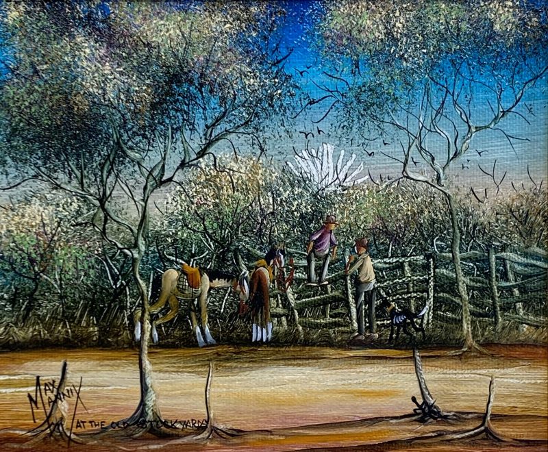 At The Old Stockyard ( Max Mannix) - Available from KAB Gallery