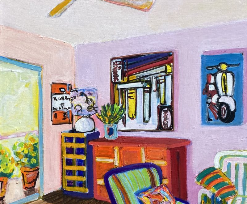 Interior with Ceiling Fan ( Jacki Fewtrell-Gobert) - Available from KAB Gallery