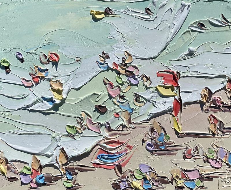 surf life saving Australia beach Bondi art painting poster large 