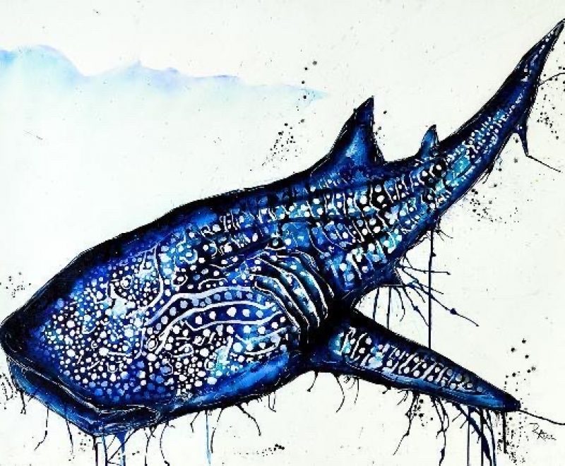 Hugh - Whale Shark ( Kelly-Anne Love) - Available from KAB Gallery