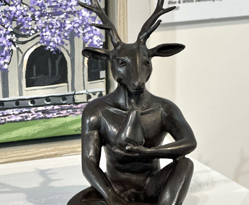 The Perfect Deerman - Pocket Bronze ( Gillie and Marc) - Available from KAB Gallery