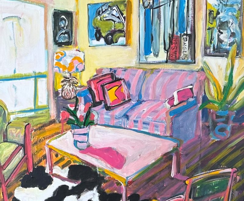 Interior with Coffee Table ( Jacki Fewtrell-Gobert) - Available from KAB Gallery