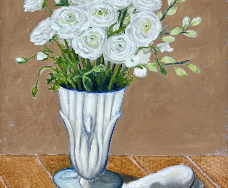 Art Deco Ranunculus ( John Klein) - Available from KAB Gallery