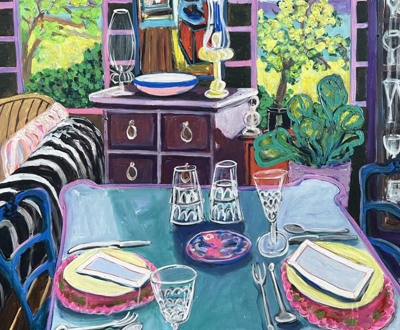 Lunch at Police Point ( Jacki Fewtrell-Gobert) - Available from KAB Gallery