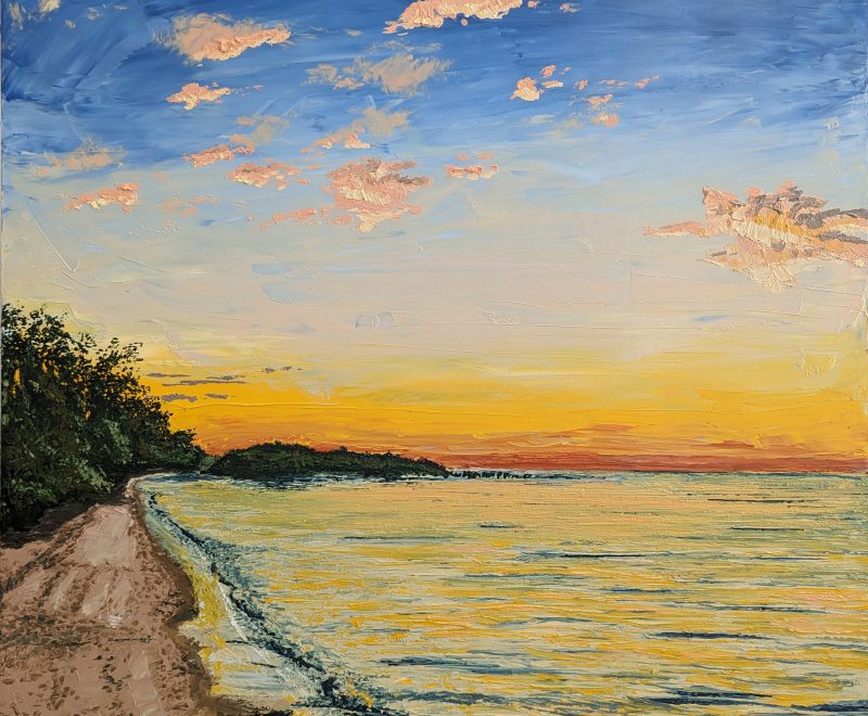Beach Sunset V ( Sam Askin) - Available from KAB Gallery
