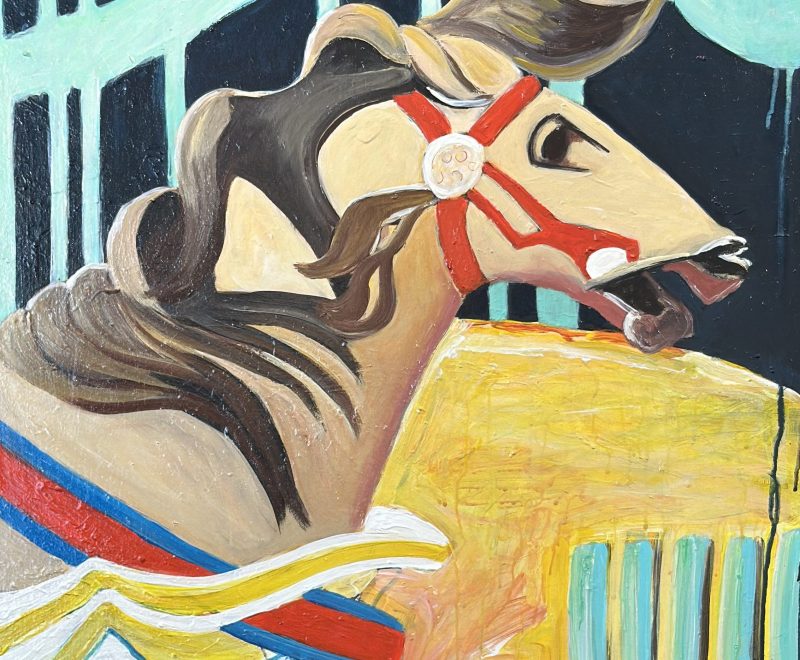 Carousel Pony ( Jacki Fewtrell-Gobert) - Available from KAB Gallery