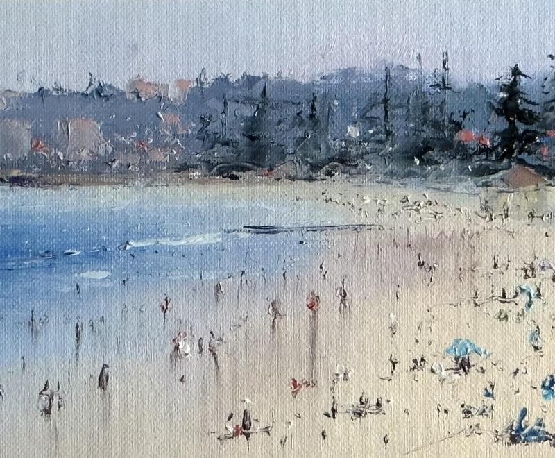 Crowded Sand - Manly Beach ( Greg Jarmaine) - Available from KAB Gallery