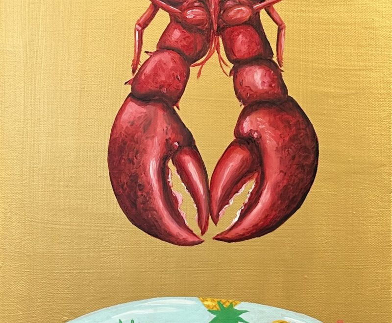 Lobster Dive ( Mel Bling) - Available from KAB Gallery