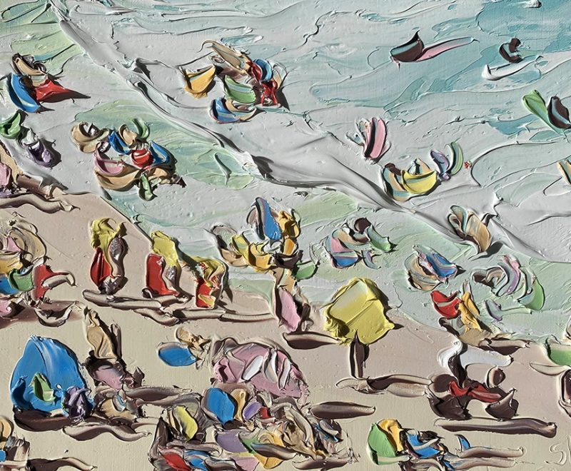 Sun Lovers - Bondi Study 4 (2.6.22) ( Sally West) - Available from KAB Gallery