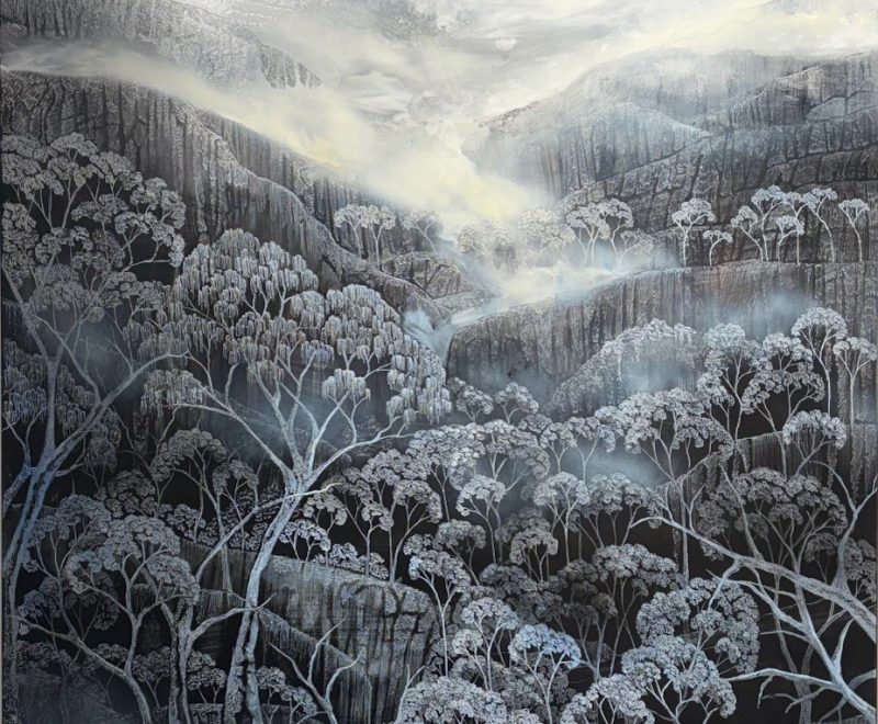 Landscape in Monochrome ( Penelope Oates) - Available from KAB Gallery